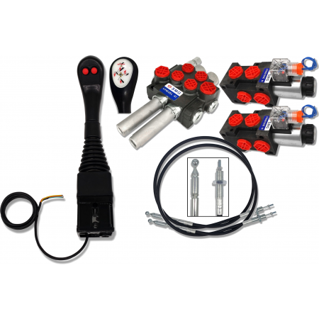 ZESTAW 4 SEKCYJNY TURA ROZDZIELACZ JOYSTICK LINKI 1000mm